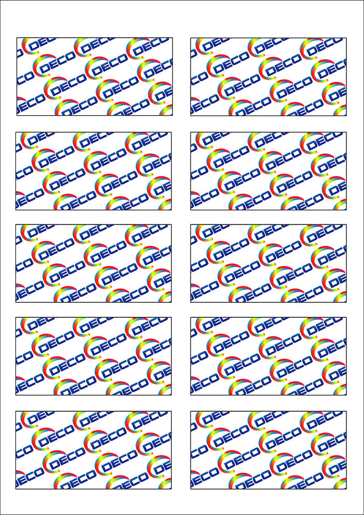 Business Cards (10 Rectangles) (24 sheets)