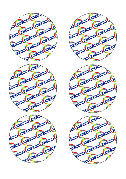 6 Circles (80mm) (24 sheets)