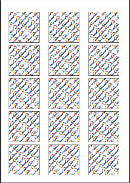 15 Squares (50mm) (24 sheets)